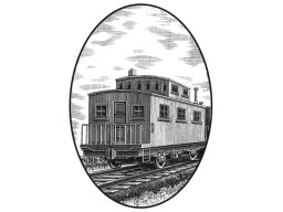 Train Caboose art
